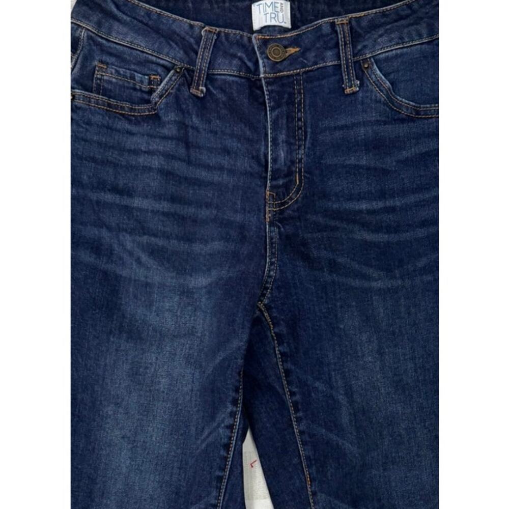 Time and Tru Blue Denim Jeans Womens 6 Regular Cotton Spandex - Picture 6 of 9